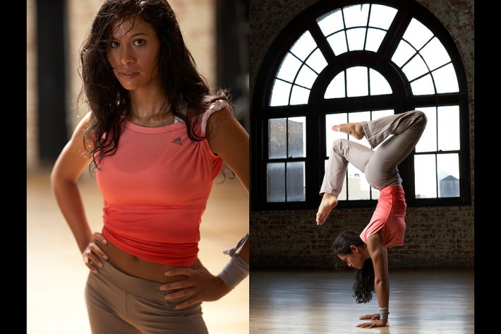Women's yoga fitness photo by Monte Isom